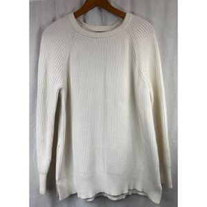 LL Bean Knit Sweater White Men's size XL Outdoors